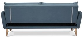 Divano letto blu , larghezza 210 cm Cigo - Tomasucci