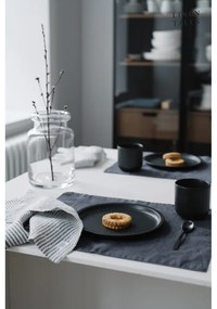 Tovaglietta di lino grigio scuro, 35 x 45 cm Dark Grey - Linen Tales