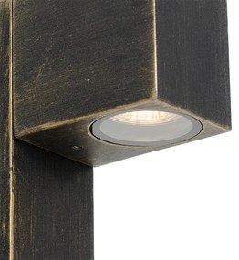 Lampada da esterno da terra industriale oro anticato 35 cm IP44 - Baleno