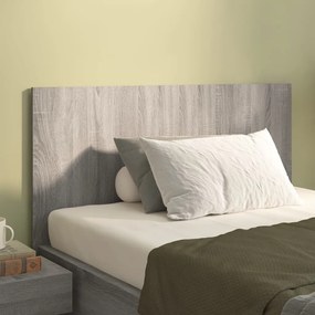 Testiera Letto Grigio Sonoma 120x1,5x80 Cm Legno Ingegnerizzato /