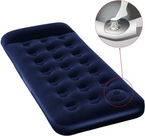Letto Gonfiabile Floccato Pompa a Pedale Incorporato 118x76x28 Bestway
