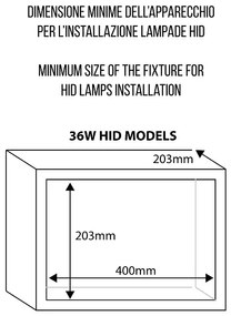 HID 5000lm 36,0W WW E27