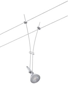 Paulmann 94487 - 1xGU5,3/50W Faretto COMET 230V cromo opaco