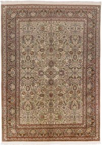 Cashmere Silk Tappeto 210x300 (Indian) Annodato A Mano