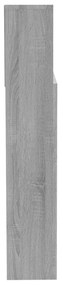 Testiera con contenitore grigio sonoma 200x19x103,5 cm