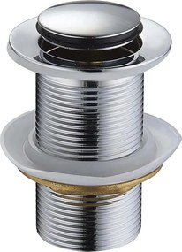 Mexen tappo clic-clac piccolo rotondo, cromo - 79915-00