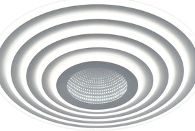 Plafoniera LED Priscilla Ø 50 cm bianco IP20 cct da bianco caldo a bianco freddo con regolazione di temperatura, 4340 lumen NOVECENTO