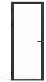 Blocco porta reversibile H204 x L93 cm in Alluminio e Vetro temperato - LOXTON