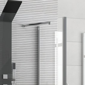 Box doccia tre lati 90x70x90 porta battente K2800AS2 - KAMALU
