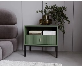 Comodino SUE verde/nero