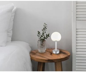 Globo 21034SI - LED Lampada da tavolo ricaricabile HAKU LED/2,5W/5V 2800K argento