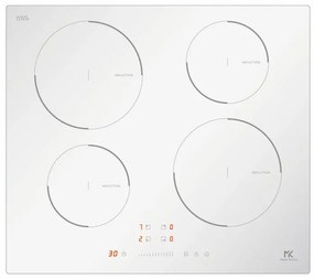 Piano cottura a induzione 4 zone MASTER KITCHEN bianco