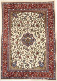 Sarouk Tappeto persiano 280x390 Beige (Iran) Annodato A Mano