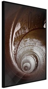 Poster  Winding Staircase  Cornice Quadri Cornice nera, Larghezza x Altezza Home decor 20x30