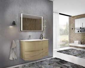 Mobile da bagno sotto lavabo Armonia marrone L 70 x H 45 x P 46 cm 2 cassetti, lavabo non incluso