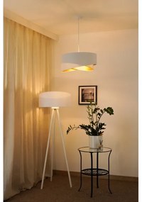 Brilagi - Lampadario LED a sospensione con filo LYRA 1xE27/15W/230V bianco/oro
