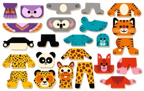 Inzebox Mix'n'match animali - Gioco magnetico