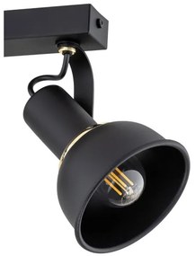 Argon 7037 - Luce Spot TWIST 2xE14/7W/230V nero/oro