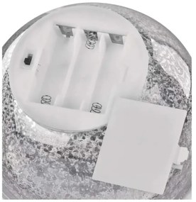 Decorazione natalizia LED — 20 LED, alimentazione 3x AA, sfere Ø 15 cm