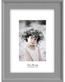Cornice grigia da appendere, 22 x 28 cm Malaga - Styler