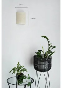 Brilagi - Applique SEMI 1xE27/15W/230V diametro 20 cm color crema