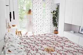 Tenda bianca in raso di cotone 110x250 cm Toadstools – Butter Kings