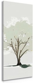 Stampa su tela – Corona verde dell'albero
