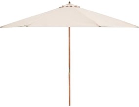 Fieldmann - Ombrellone diametro 3 m color crema/acacia