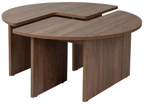 Tavolino da salotto LUVIA in noce