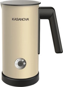 Montalatte elettrico 300 ml oro acciaio