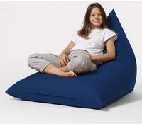 Poltrona sacco blu 145x35x90 cm