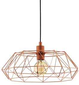 Eglo 49488 - Lampadario CARLTON 2 1xE27/60W/230V