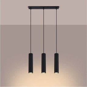 Lampadario nero Gleam – Sollux