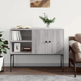 Credenza grigio sonoma 100x40x79,5 cm in legno multistrato