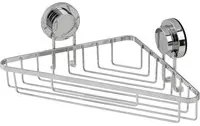 MENSOLA ANGOLARE DOCCIA 1 RIPIANO IN ACCIAIO DOPPIO FISSAGGIO L23 x P23 x H7,6 cm FERIDRAS