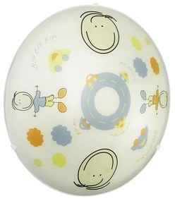 EGLO 88972 - Plafoniera per bambini JUNIOR 2  2xE27/60W multicolore