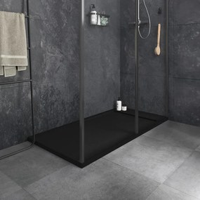 Piatto doccia ultrasottile SENSEA in resina Neo 70 x 160 cm nero