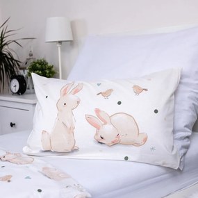 Biancheria da letto per bambini in cotone per culla 100x135 cm Bunnies – Jerry Fabrics