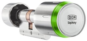 Cilindro Europeo DOM Tap Key, 30 + 35 mm, elettronico in ottone