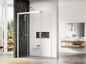 Ravak Matrix box doccia 100x80 cm rettangolare bianco lucida/vetro trasparente 0WLA4100Z1