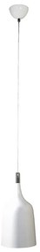 Searchlight 27014 - Lampadario a sospensione con filo 1xE27/60W/230V bianco