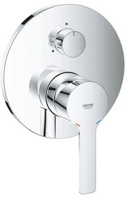 Rubinetto per incasso doccia getto laminare cristallino Lineare cromo lucido GROHE con deviatore 3 vie