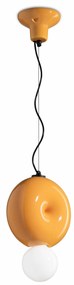 Ferroluce Decò  Bumbum 1-light pendant lamp C2751 Giallo