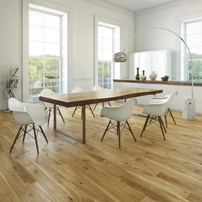 Parquet multistrato XL in rovere biondo vetrificato natura sp. 14/2.5 mm 1.37 m²