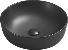 Mexen Lana lavabo da appoggio 41 x 41 cm, nero opaco - 22234185