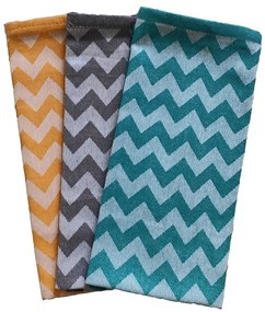 Asciugamani in cotone in set da 3 70x50 cm Geometry - JAHU collections