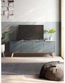 Mobile TV verde-grigio 140x53 cm Pisco - Marckeric