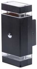 Applique da esterno con sensore NIZZA 2xGU10/35W/230V IP65