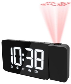 Solight CA04 - Radiosveglia con display LED e proiettore 1xCR2032/5V