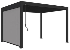 Tenda laterale motorizzata 3M per pergole Ombréa S2 - Antracite